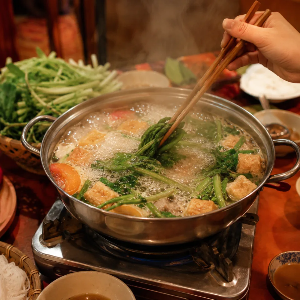 Khu bếp và quầy phục vụ